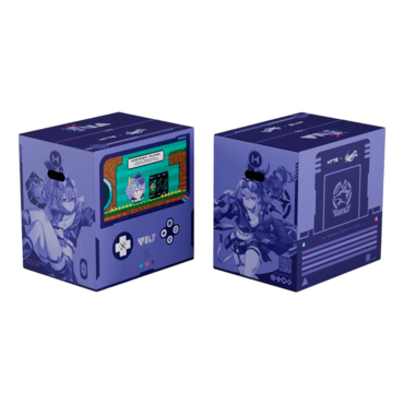 Official Y70 Silver Wolf Case Bundle, Tempered Glass, No PSU, E-ATX, Black/Violet, Mid Tower Case