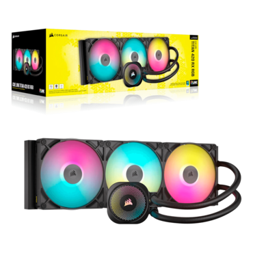 iCUE LINK TITAN 420 RX RGB, 420mm Radiator, Liquid Cooling System