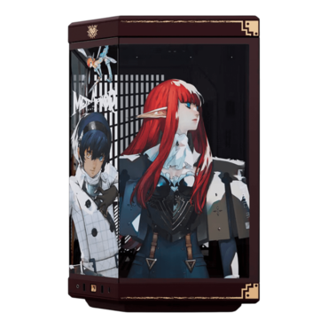 Metaphor: ReFantazio Y70, Tempered Glass, No PSU, E-ATX, Burgundy/Black, Mid Tower Case