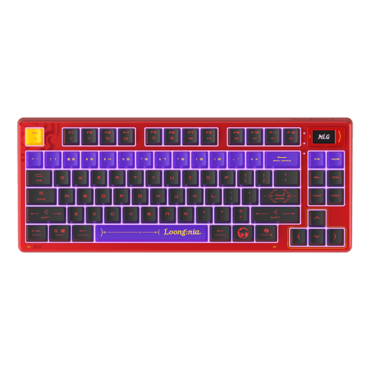 FORGE TKL WIRELESS MLG EDITION, RGB, KTT Purple Star Linear, Wired/Bluetooth/Wireless, Red/Black, Mechanical Gaming Keyboard