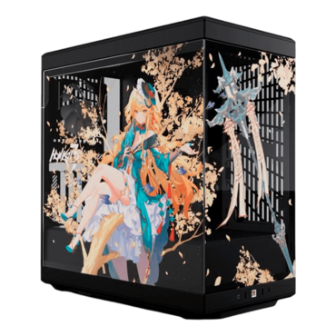 Official Y40 Songque &quot;Encased Fortune&quot; Case Bundle, Tempered Glass, No PSU, ATX, Black, Mid Tower Case