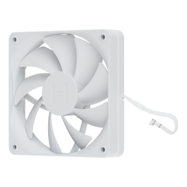 FA12 Snow White 4 x 120mm, 1500 RPM, 72 CFM, 28 dBA, Cooling Fans