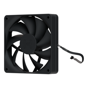 FA12 Pitch Black 4 x 120mm, 1500 RPM, 72 CFM, 28 dBA, Cooling Fans