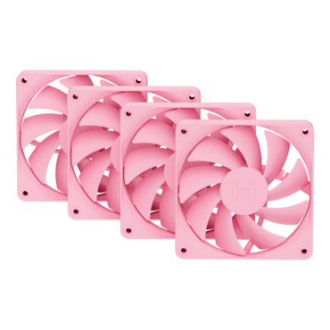 FA12 Strawberry Milk 4 x 120mm, 1500 RPM, 72 CFM, 28 dBA, Cooling Fans