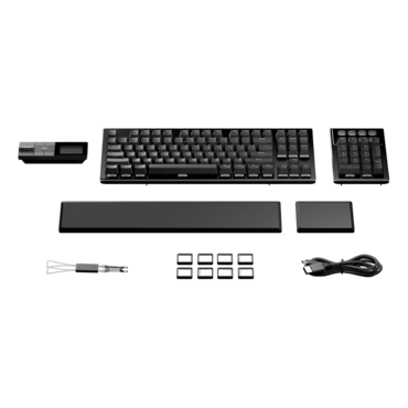 Dark Mount Silent Linear, RGB, be quiet! Silent Linear, Wired, Black, Mechanical Gaming Keyboard