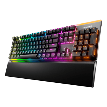 Light Mount Silent Tactile, RGB, be quiet! Silent Tactile, Wired, Black, Mechanical Gaming Keyboard