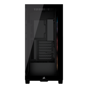 3500X RS-R ARGB, Tempered Glass, No PSU, E-ATX, Black, Mid Tower Case