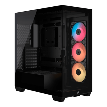 3500X RS-R ARGB, Tempered Glass, No PSU, E-ATX, Black, Mid Tower Case
