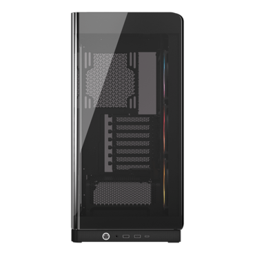 FRAME 4500X RS-R ARGB, Tempered Glass, No PSU, E-ATX, Black, Mid Tower Case