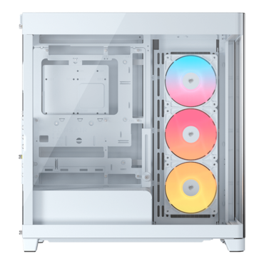 FRAME 4500X RS-R ARGB, Tempered Glass, No PSU, E-ATX, White, Mid Tower Case