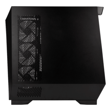 PRISM, Tempered Glass, No PSU, ATX, Black, Mid Tower Case