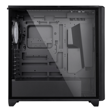 D5, Tempered Glass, No PSU, E-ATX, Black, Mid Tower Case