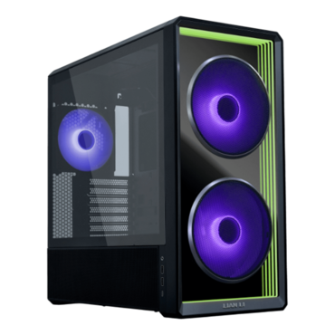 LANCOOL 217 INF, Tempered Glass, No PSU, E-ATX, Black, Mid Tower Case