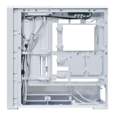 LANCOOL 217 INF, Tempered Glass, No PSU, E-ATX, White, Mid Tower Case