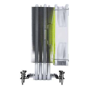 MAG COREFROZR AA13, White, 152mm Height, 240W TDP, Copper/Aluminum CPU Cooler