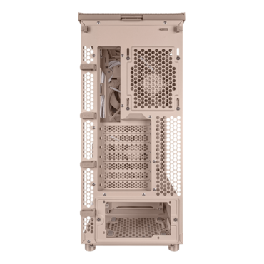 ProArt PA401 Wood, Mesh Panel, No PSU, ATX, Beige, Mid Tower Case