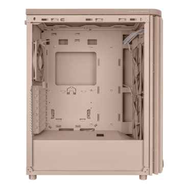 ProArt PA401 Wood, Mesh Panel, No PSU, ATX, Beige, Mid Tower Case