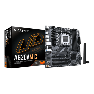 A620AM C, AMD A620A Chipset, AM5, microATX Motherboard