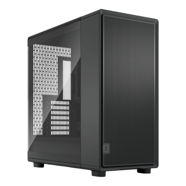 Epoch XL TG Light Tint, Tempered Glass, No PSU, E-ATX, Black, Mid Tower Case