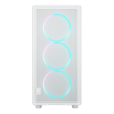 Epoch XL TG RGB Clear Tint, Tempered Glass, No PSU, E-ATX, White, Mid Tower Case