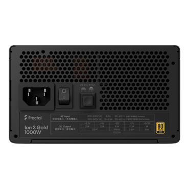 Ion 3, 80 PLUS Gold 1000W, Fully Modular, ATX Power Supply