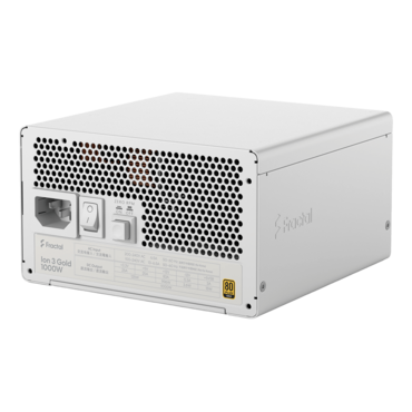Ion 3, 80 PLUS Gold 1000W, White, Fully Modular, ATX Power Supply