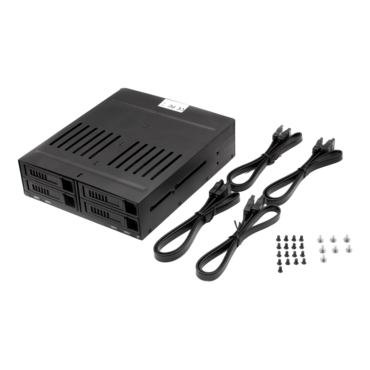 KWI-M425B, 4 x 2.5" SATA removable SSD/HDD mobile rack