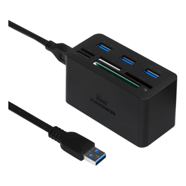 KWCR-801U3, All-in-1 Hi-Speed USB 3.0 Mini USB Hub + Card Reader Combo