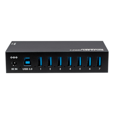 KWI-TPHUB07, Mountable Metal Industrial 7-Port USB 3.0 Hub