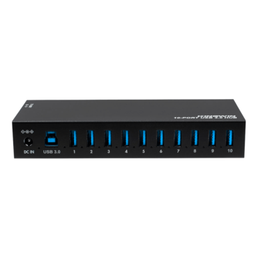KWI-TPHUB10, Mountable Metal Industrial 10-Port USB 3.0 Hub