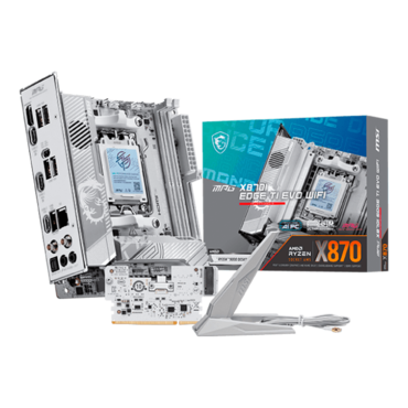 MPG X870I EDGE TI EVO WIFI, AMD X870 Chipset, AM5, Mini-ITX Motherboard