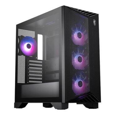 MPG GUNGNIR 211R AIRFLOW PZ, Tempered Glass, No PSU, E-ATX, Black, Mid Tower Case