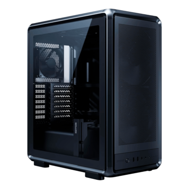 MasterFrame 500 Mesh, Tempered Glass, No PSU, ATX, Black, Mid Tower Case