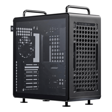 QUBE 540, Tempered Glass, No PSU, E-ATX, Stardust Iron, Mid Tower Case