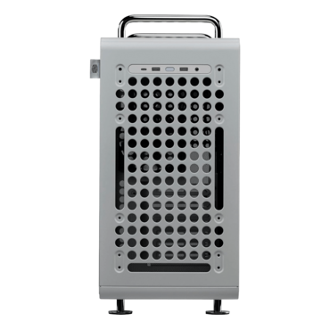 QUBE 540, Tempered Glass, No PSU, E-ATX, Moonstone, Mid Tower Case