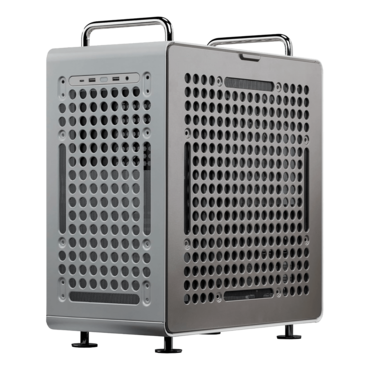 QUBE 540, Tempered Glass, No PSU, E-ATX, Moonstone, Mid Tower Case