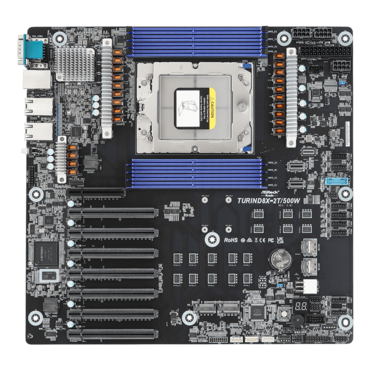 TURIND8X-2T/500W, AMD SoC, SP5, EEB Motherboard	