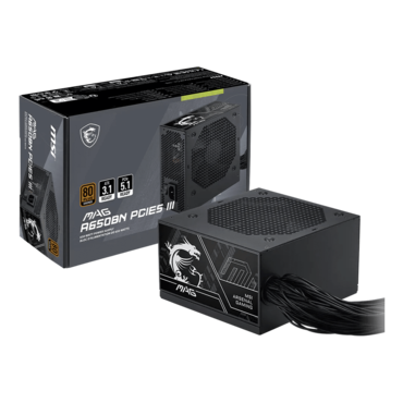 MAG A650BN PCIE5 III, 80 PLUS Bronze 650W, Non Modular, ATX Power Supply