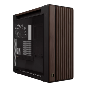 ProArt PA602 Wood, Tempered Glass, No PSU, E-ATX, Modern Black, Mid Tower Case
