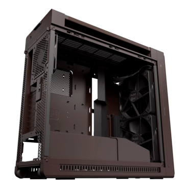 ProArt PA602 Wood, Tempered Glass, No PSU, E-ATX, Retro Brown, Mid Tower Case