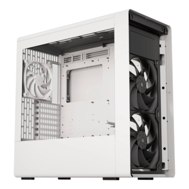BF 360 Flow, Tempered Glass, No PSU, ATX, White, Mid Tower Case