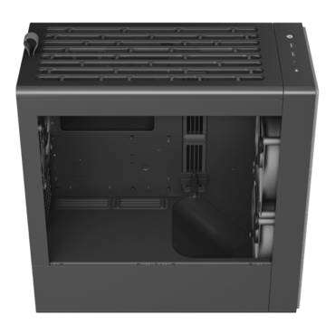 BF 360 Flow, Tempered Glass, No PSU, ATX, Black, Mid Tower Case