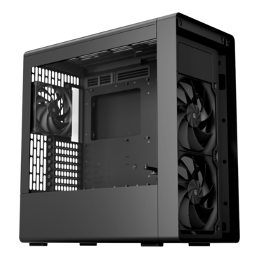 BF 360 Flow, Tempered Glass, No PSU, ATX, Black, Mid Tower Case