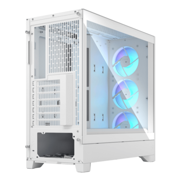 Pop 2 Air TG RGB, Tempered Glass, No PSU, ATX, White, Mid Tower Case