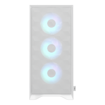 Pop 2 Air TG RGB, Tempered Glass, No PSU, ATX, White, Mid Tower Case