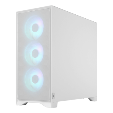 Pop 2 Air TG RGB, Tempered Glass, No PSU, ATX, White, Mid Tower Case