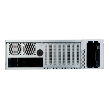 RM31-MINI, 2x 3.5"/2.5", 1x 2.5" Internal Bays, No PSU, E-ATX, Black, 3U Chassis