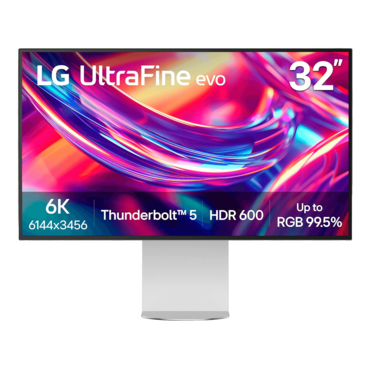 UltraFine™ evo 32U990A-S, DisplayHDR™ 600, 31.5" IPS, 6144 x 3456 (6K), 5 ms, 60Hz, Monitor