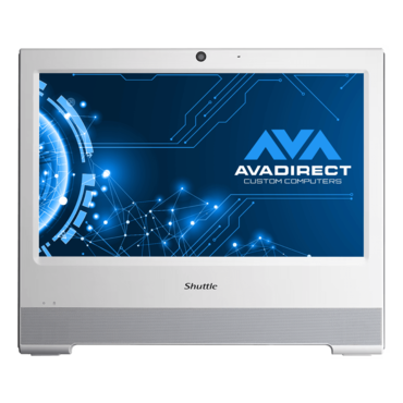 XPC All-in-One X50V8 White, 15.6" HD LED, Touch, Intel® Celeron® 5205U, 2x DDR4 SO-DIMM Memory, 1x M.2, 1x 2.5" SSD/HDD, Intel® UHD Graphics, Fanless Barebone PC