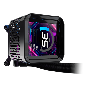 Phantom Gaming 360 LCD, 360mm Radiator, Liquid Cooling System